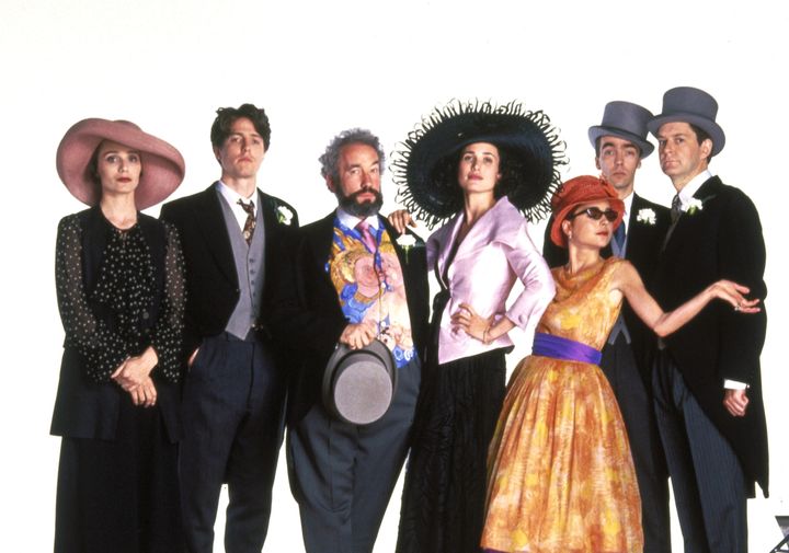 The cast of 'Four Weddings And A Funeral'