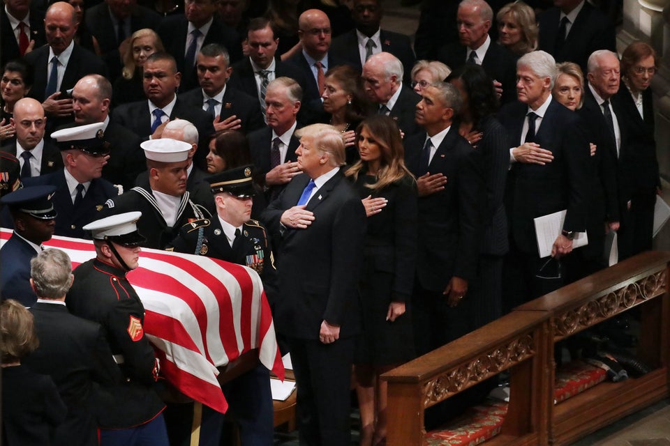 What Was In The Envelopes At George Hw Bush's Funeral The Latest Photos From The Funeral Of President George H.W. Bush
