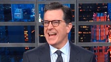 Stephen Colbert Decodes The Secret Shade People Threw At Trump During Bush's Funeral