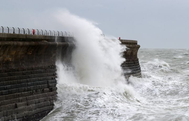 80mph winds are set to batter parts of the UK.