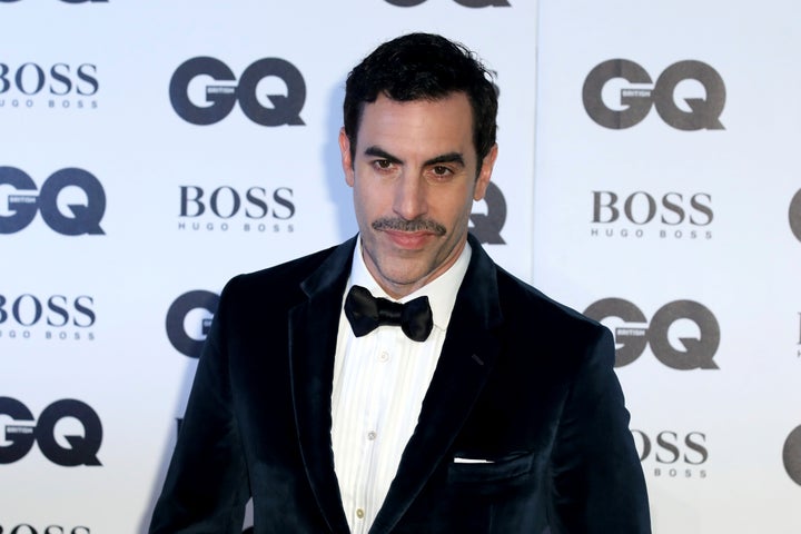 British comedian Sacha Baron Cohen sent a cheeky invite to former GOP vice presidential candidate Sarah Palin.