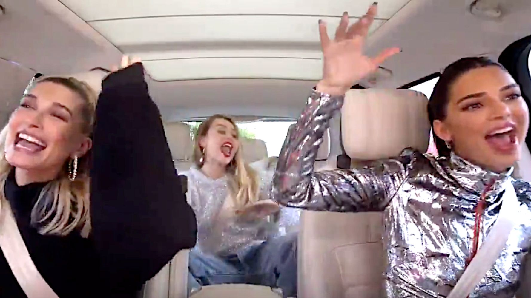 Miley Cyrus Crashes Kendall Jenner And Hailey Baldwins