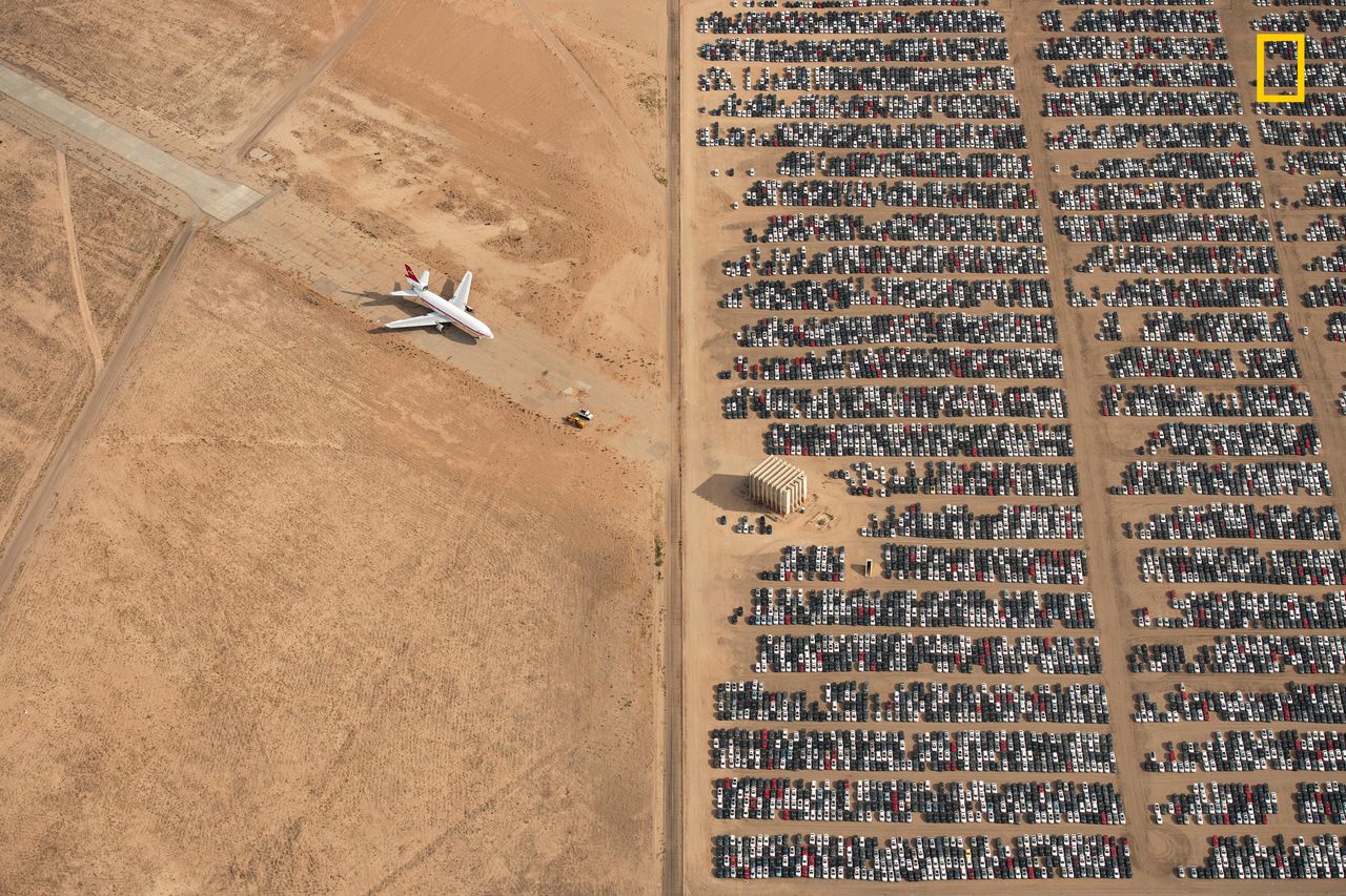 Grand Prize Winner - Thousands of Volkswagen and Audi cars sit idle in the middle of California’s Mojave Desert. Models manufactured from 2009 to 2015 were designed to cheat emissions tests mandated by the U.S. Environmental Protection Agency. Following the scandal, Volkswagen recalled millions of cars. By capturing scenes like this one, I hope we will all become more conscious of and more caring toward our beautiful planet.