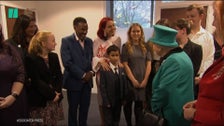 9-Year-Old Boy Gets Nervous And Crawls Away from Queen
