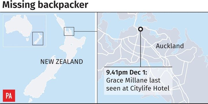 Grace was last seen at the posh Citylife Hotel in Auckland, NZ.