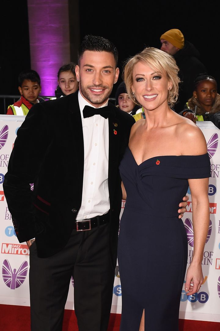 Faye with dance partner Giovanni Pernice
