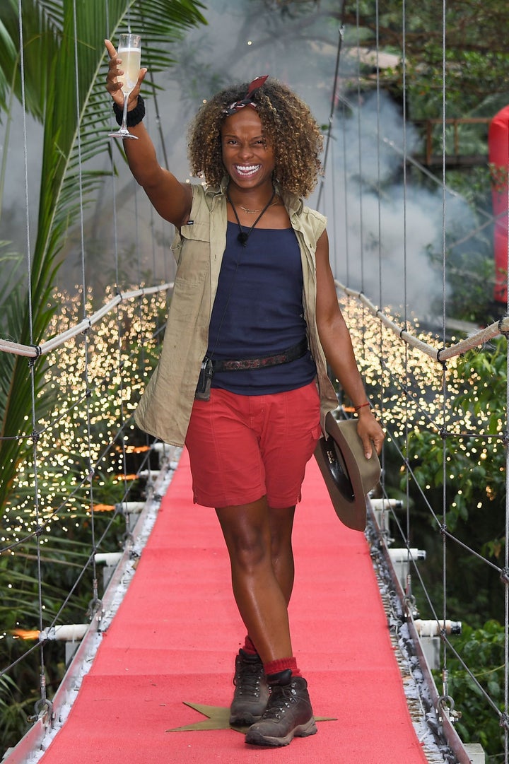 Fleur East leaves the jungle