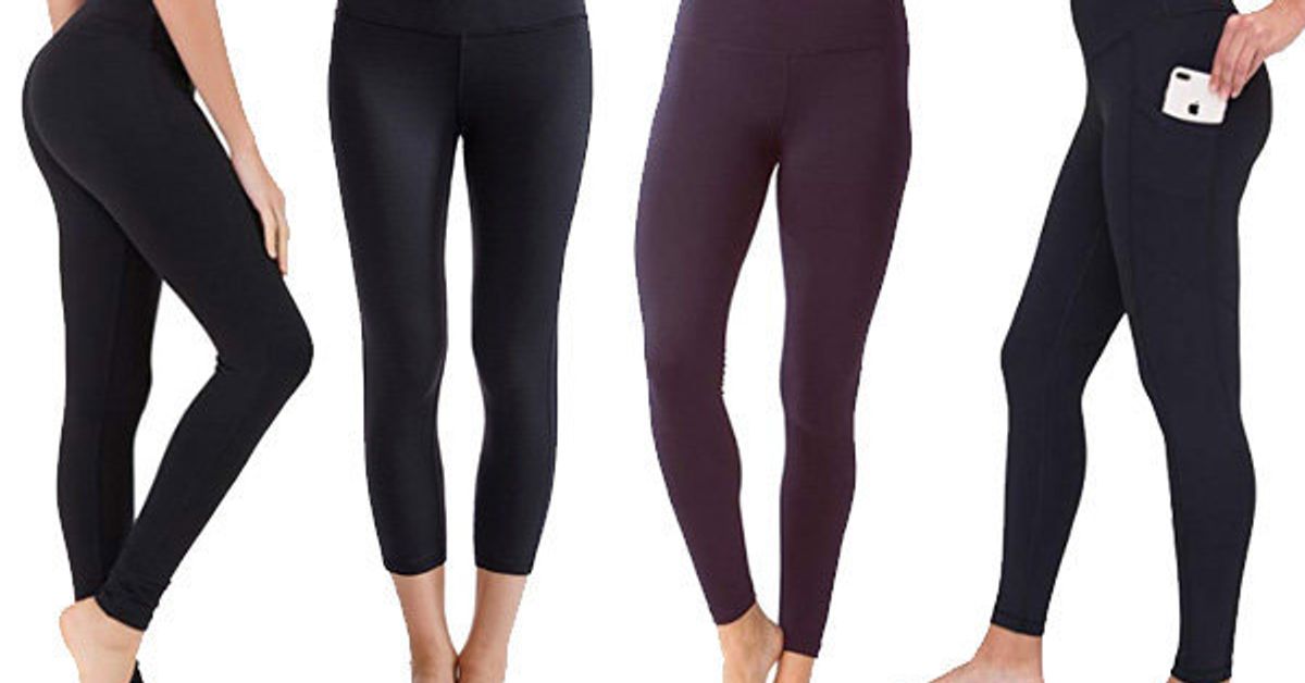 90 Degree by Reflex Womens Performance Activewear Power Flex High Waist  Capri Leggings Yoga Pants Black at  Women's Clothing store