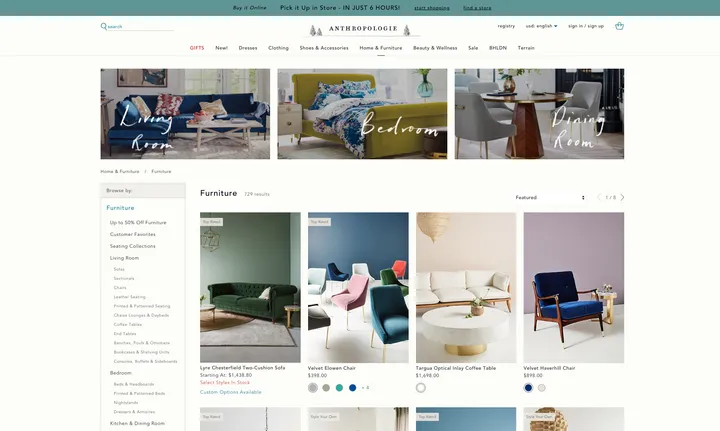 The 42 Best Websites For Furniture And Decor That Make Decorating