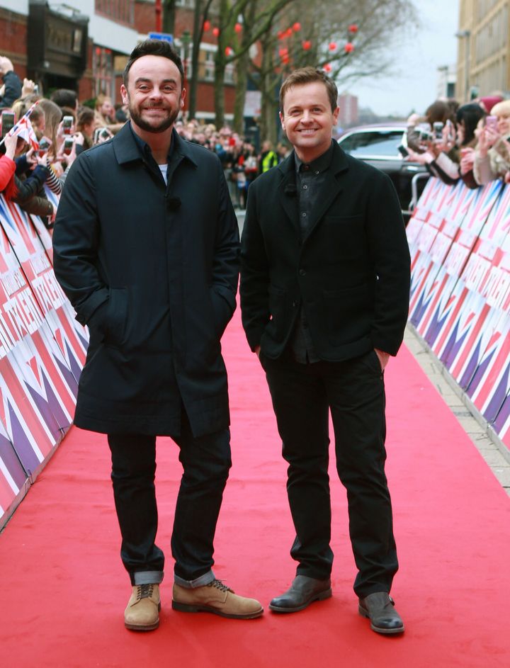 Ant and Dec on the red carpet at last year's 'BGT' auditions