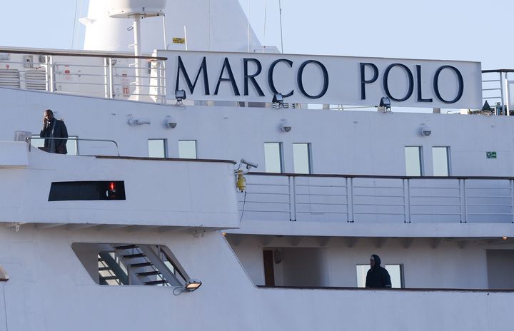 The couple were travelling on board the Marco Polo, operated by Cruise and Maritime Voyages