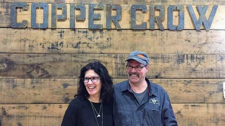 Linda and Curt Basina opened the Copper Crow Distillery on the Red Cliff Reservation in Wisconsin this year, serving vodka and bringing new jobs to the area. 