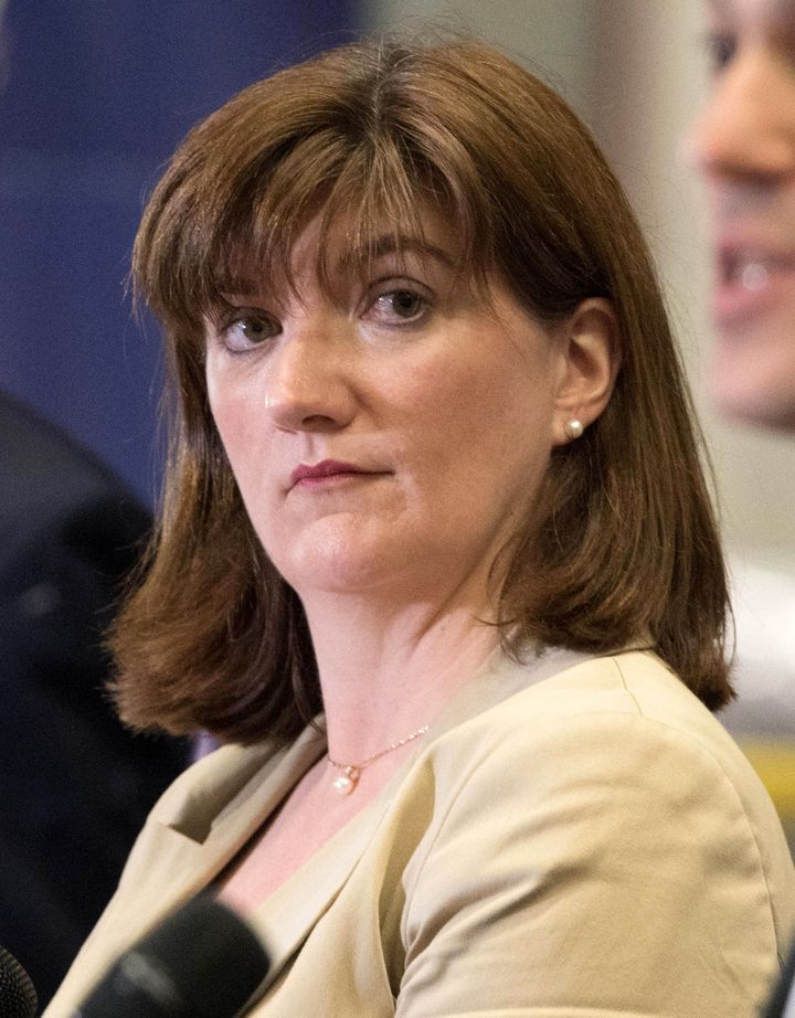 Former education secretary Nicky Morgan wants a government of national unity