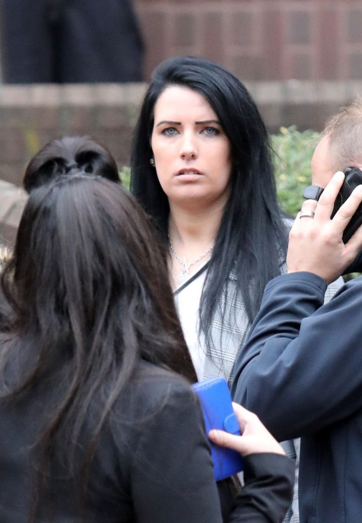Gemma Andrews, the twin sister of Natalie Connolly at Birmingham Crown Court 