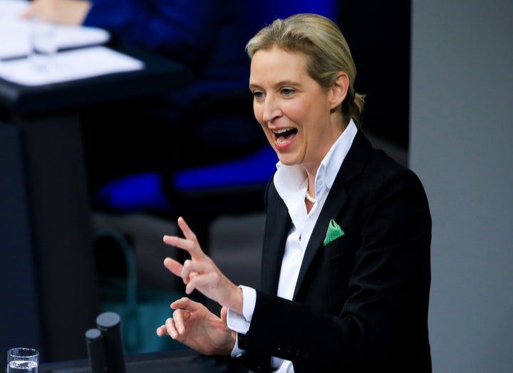 Alice Weidel, a co-leader of the far-right Alternative for Germany. 