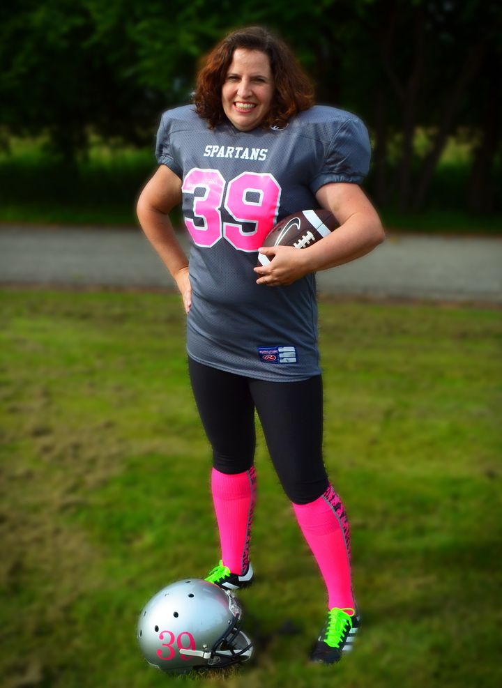 My "official" football photo. I chose number 39 for obvious reasons.