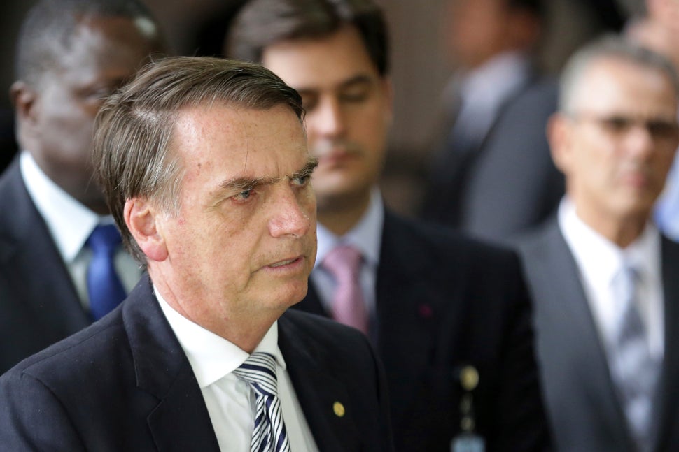 Brazilian President-elect Jair Bosonaro will take office on Jan. 1, 2019.
