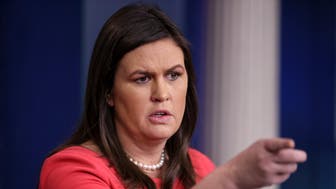 White House press secretary Sarah Huckabee Sanders as questions from reporters during the daily press briefing in the Brady Press Briefing Room at the White H?ouse on November 27, 2018 in Washington, DC. (Photo by Oliver Contreras/SIPA USA)