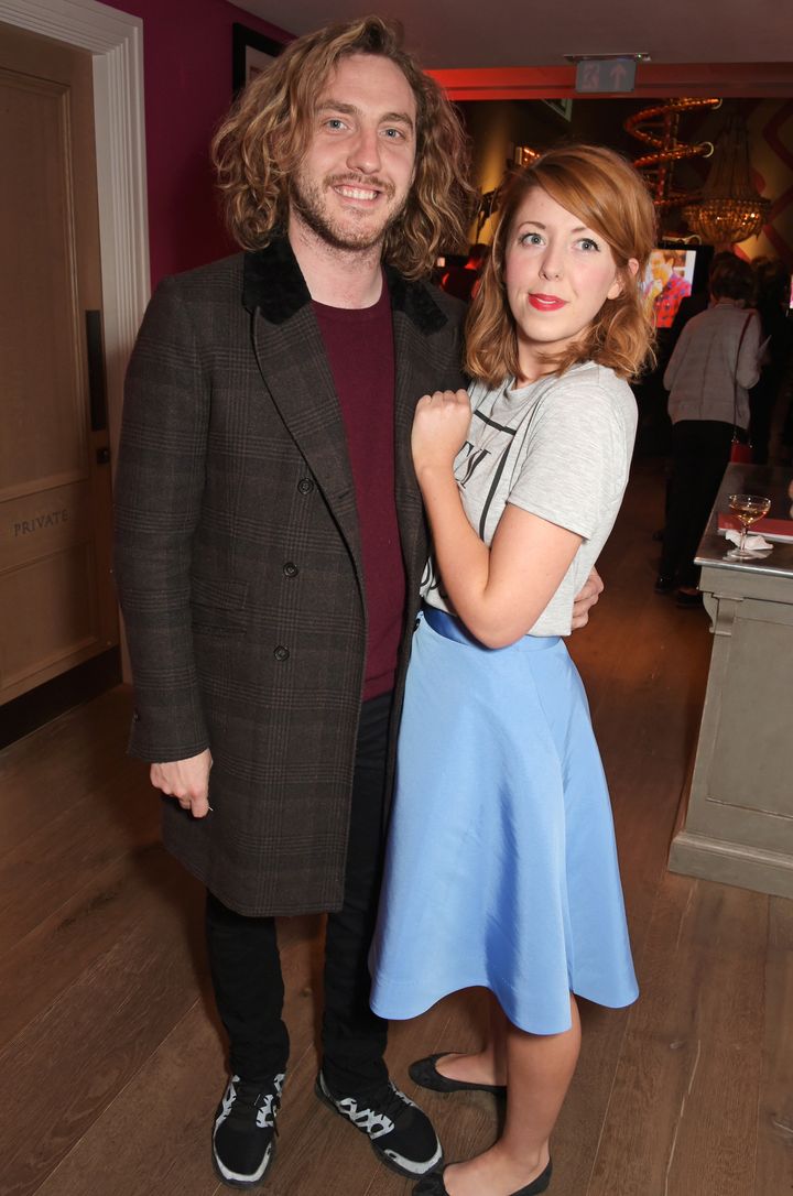 Seann and Rebecca at an event in 2014
