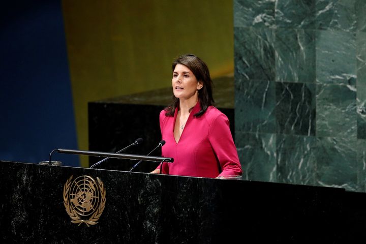 Outgoing United Nations Ambassador Nikki Haley said she has tried to disregard President Donald Trump's comments on Twitter.