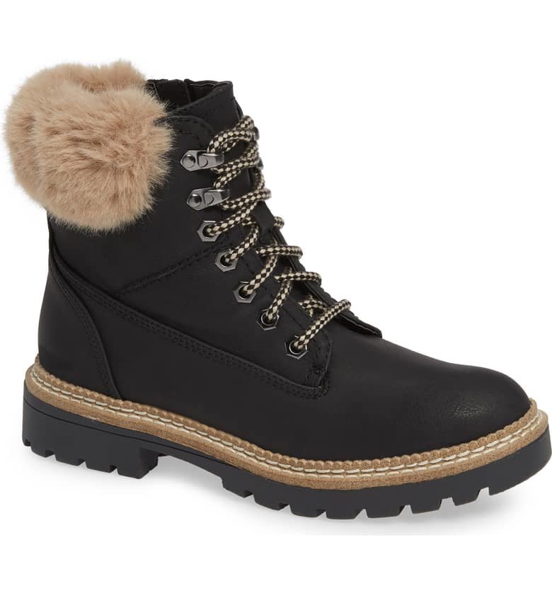timberland fur cuff boots