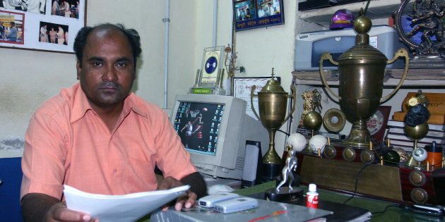Mohammad Shahid in his office.