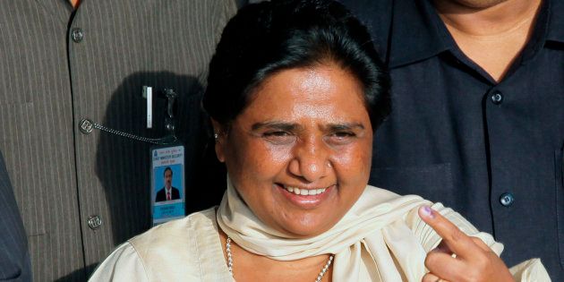 Mayawati, from India's Uttar Pradesh based Bahujan Samaj Party (BSP). REUTERS/Pawan Kumar (INDIA ELECTIONS POLITICS)