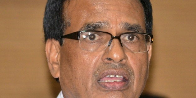 Shivraj Singh Chouhan, Chief Minister of Madhya Pradesh, speaks during a news conference in Bhopal, India.