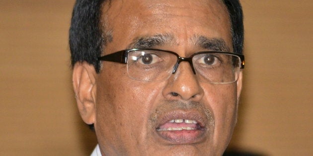 Shivraj Singh Chouhan, Chief Minister of Madhya Pradesh, speaks during a news conference in Bhopal, India.