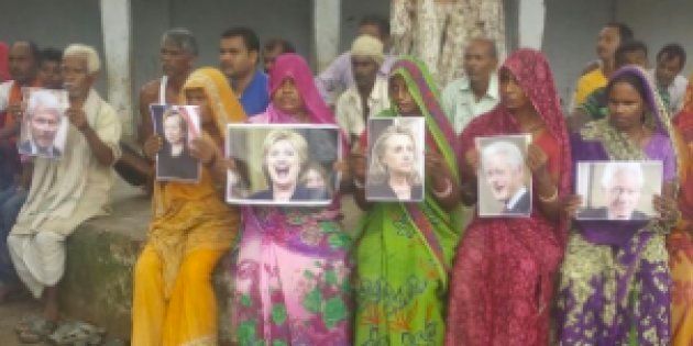 People of Jabrauli village hope for Hillary Clinton's victory.