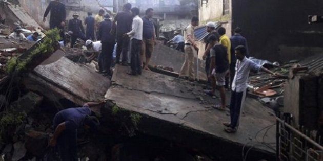 Building collapses in Bhiwandi.