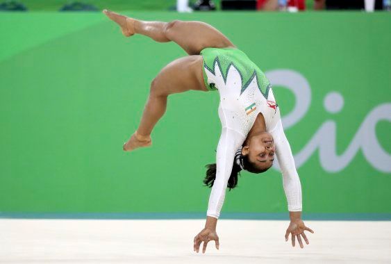 The first Indian gymnast to qualify for Olympics vault final.