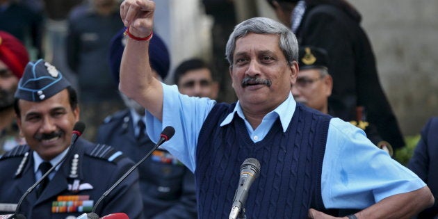 India's Defence Minister Manohar Parrikar. REUTERS/Mukesh Gupta