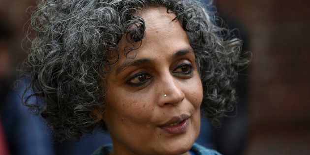 Writer Arundhati Roy. (Photo by Vipin Kumar/Hindustan Times via Getty Images)