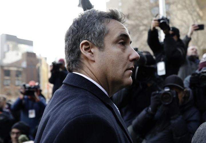 Michael Cohen, former personal lawyer to U.S. President Donald Trump, arrives at federal court in New York, U.S., on Wednesday, Dec. 12, 2018. Photographer: Peter Foley/Bloomberg via Getty Images