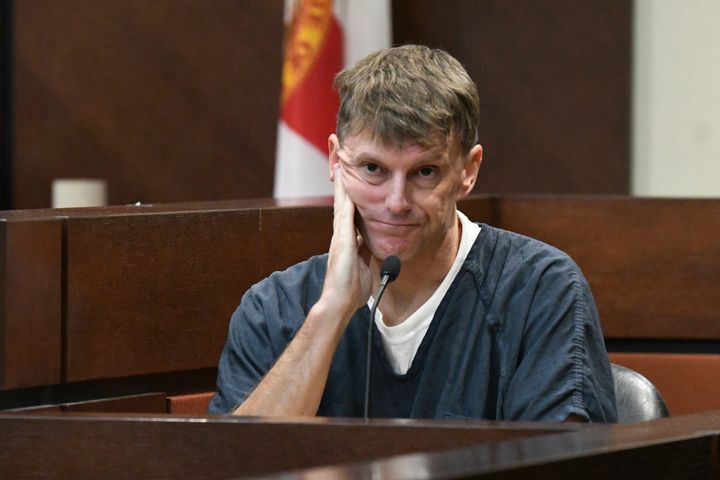 Brian Winchester sits on the witness stand in Tallahassee, Florida, on Dec. 12, 2018.