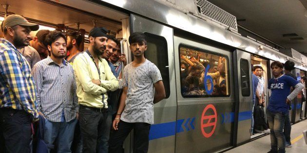 Metro - Porn Video Played On LED Screen At Rajiv Chowk Metro Station | HuffPost News