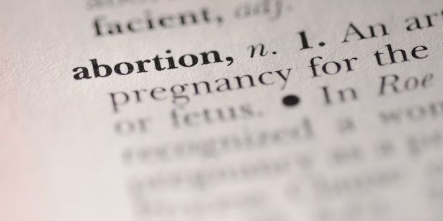 Dictionary word - abortion