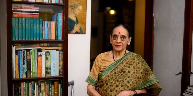 File photo of Leila Seth, first woman judge on the Delhi High Court and the first woman to become Chief Justice of a state High Court.