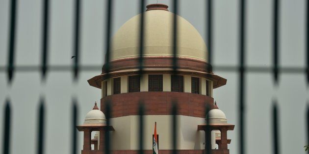 A view of India's Supreme Court building is seen in New Delhi on May 26, 2016.