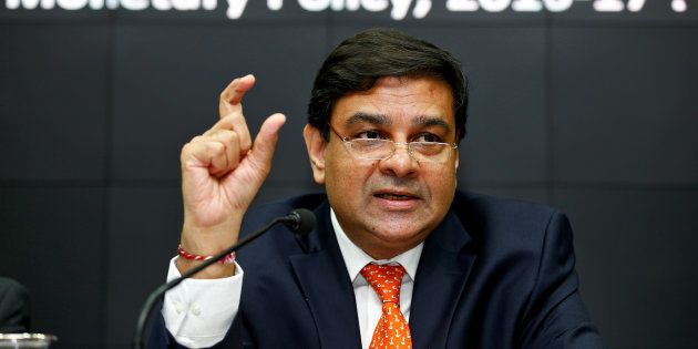 The Reserve Bank of India (RBI) Governor Urjit Patel speaks during a news conference in Mumbai on 4 October 2016. REUTERS/Danish Siddiqui