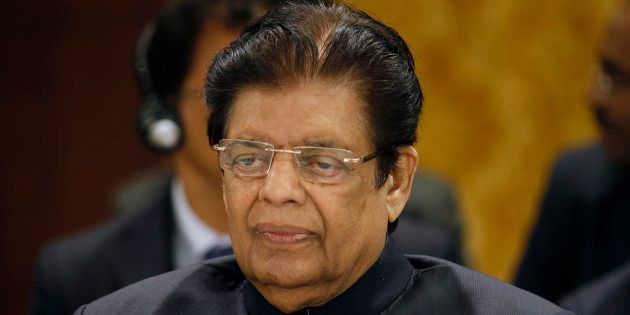 India's Minister of State for External Affairs E. Ahamed attends the 12th Asia Cooperation Dialogue Ministerial Meeting in Manama November 25, 2013.