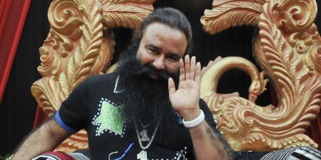 File photo of convicted Dera Saccha Sauda chief Gurmeet Ram Rahim Singh.