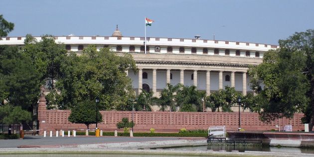 Parliament house, new delhi, india,