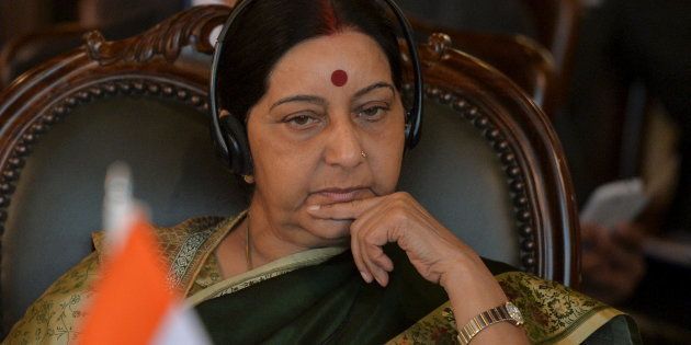 Indian Foreign Minister Sushma Swaraj. REUTERS/Aamir Qureshi/Pool