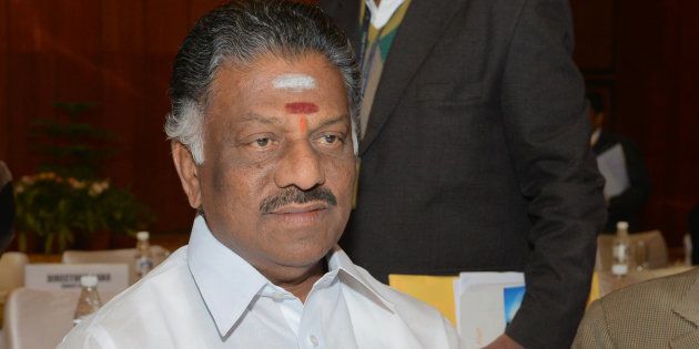 Chief Minister of Tamil Nadu O. Panneerselvam.