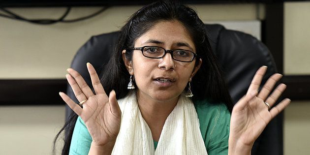 File photo of Delhi Women Commission Chief Swati Maliwal, who conducted the surprise inspection at Asha Kiran home.