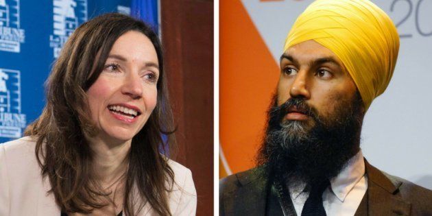 Bloc Québécois Leader Martine Ouellet says that NDP leadership candidate Jagmeet Singh is promoting Sikhism.