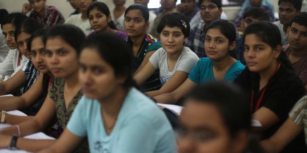 REPRESENTATIVE PHOTO: Students attend class at the Bansal Classes in Kota, Rajasthan, August 13, 2012.