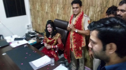 I Was Requesting Her To Leave, Claims Delhi SHO After Photos Of Radhe Maa Sitting On His Chair Goes